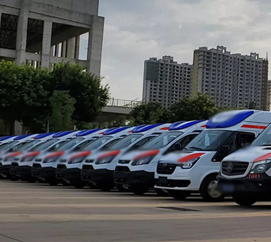 崇明县服务车队展示