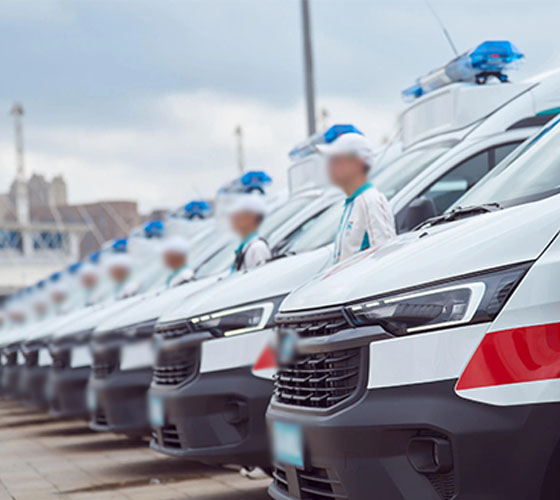 崇明县服务车队展示